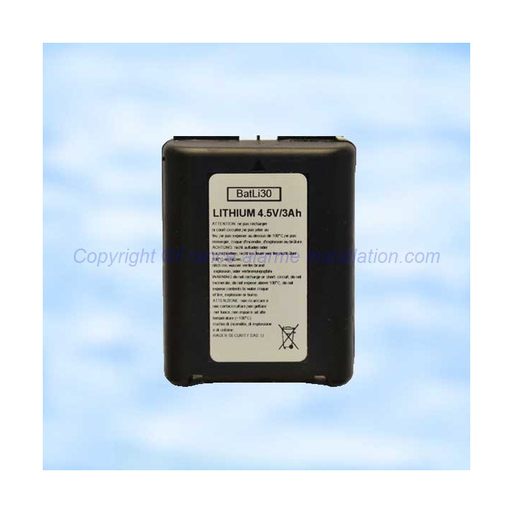 Batterie Lithium Batli30 4,5v 3Ah