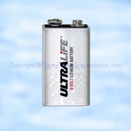 Pile Lithium Batli10 ULTRALIFE  9v