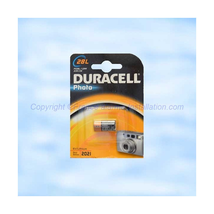 Pile Lithium Batli03 6v Duracell