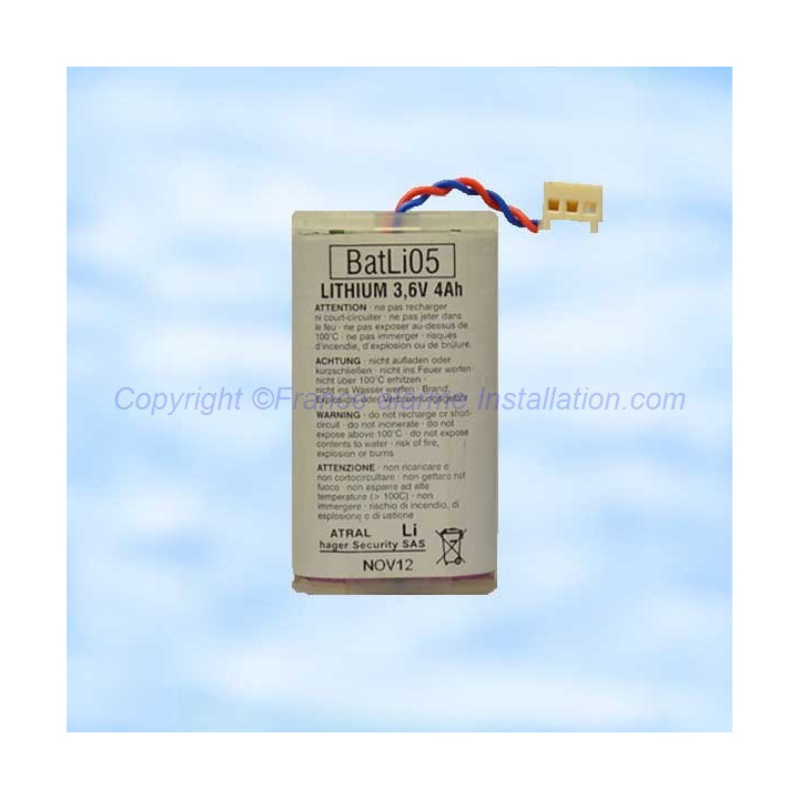 Pile Lithium Batli05 3,6v 4Ah