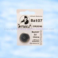 Pile CR2016 Batli07 compatible alarme Daitem Logisty Hager