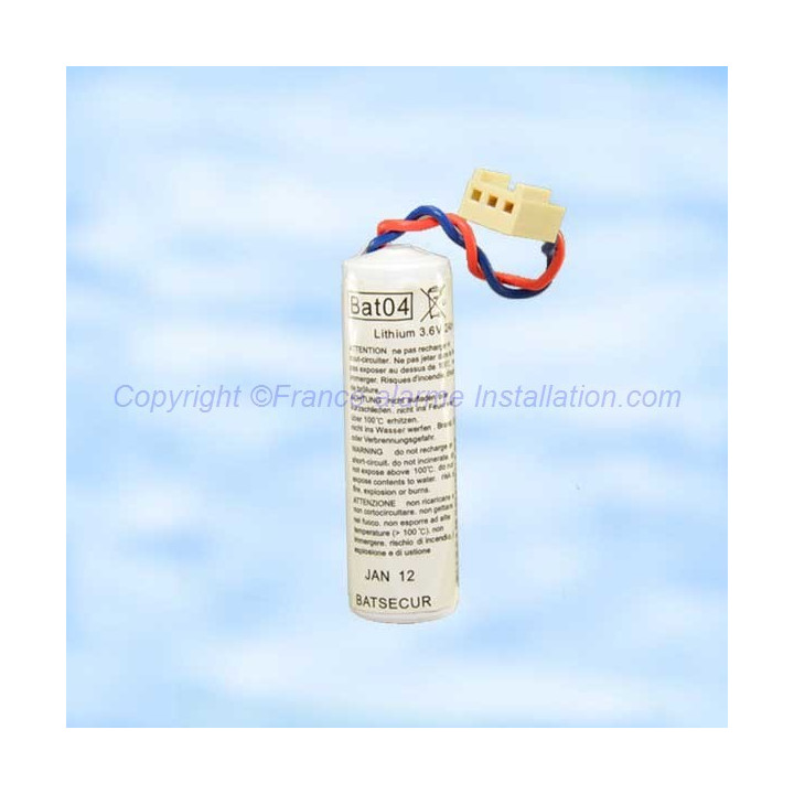 Batterie Batli04 compatible alarme Daitem Logisty Hager