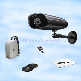 Caméra de vidéosurveillance IP 700e d'extérieur à vision nocturne 961-000342