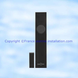 SH282AX, nouveau détecteur d'ouverture multicontact compact blanc Daitem e-nova
