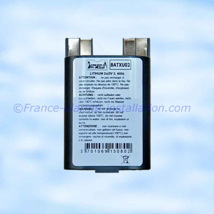 copy of BATXU03 (RXU03X) 3,7v 1,2AH Batterie générique Batsecur