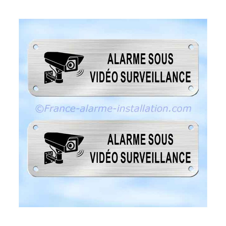 copy of Sticker autocolant Site protégé par Alarme
