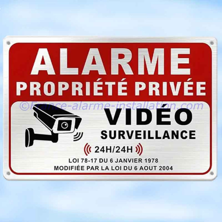 copy of Sticker autocolant Site protégé par Alarme
