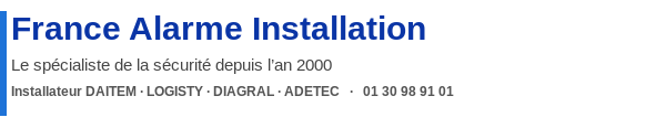 France alarme installation